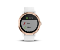 Garmin Vivoactive 3 Różowe Złoto z Białym Paskiem - 436591 - zdjęcie 2